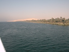 der Nil vom Kreuzfahrtschiff aus